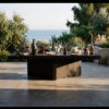 Savannah Bay Gallery-Contemporary Furniture-Tables-Assises-Miroirs-Luminaires-Acros Outdoor Table - Carmworks at Savannah Bay Gallery
