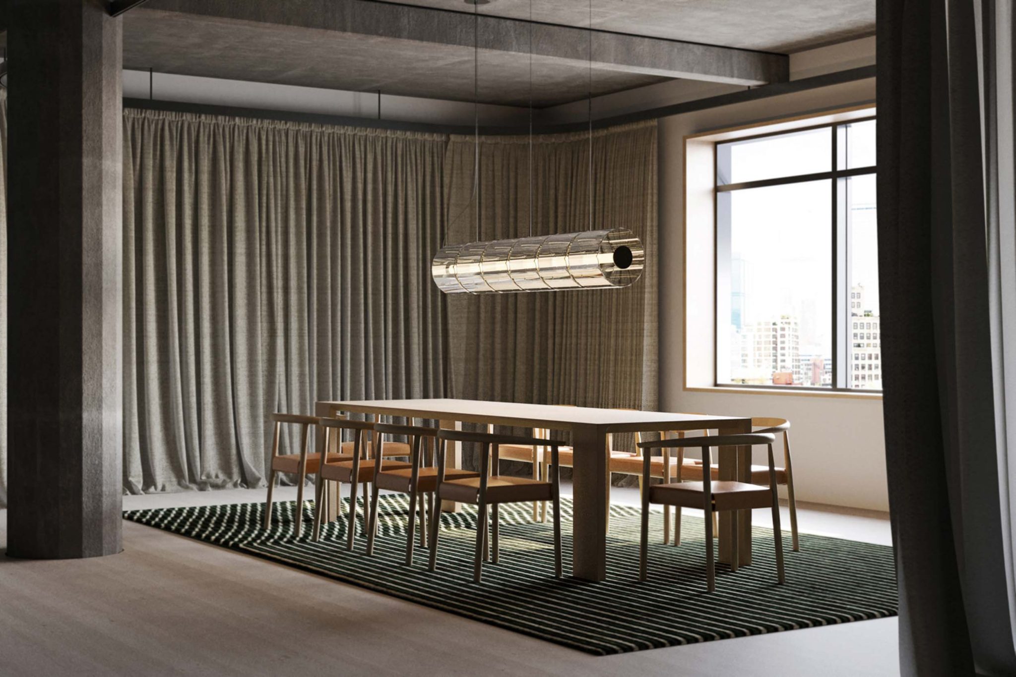 Column 175 Pendant Lamp by ANDlight | Savannah Bay Gallery
