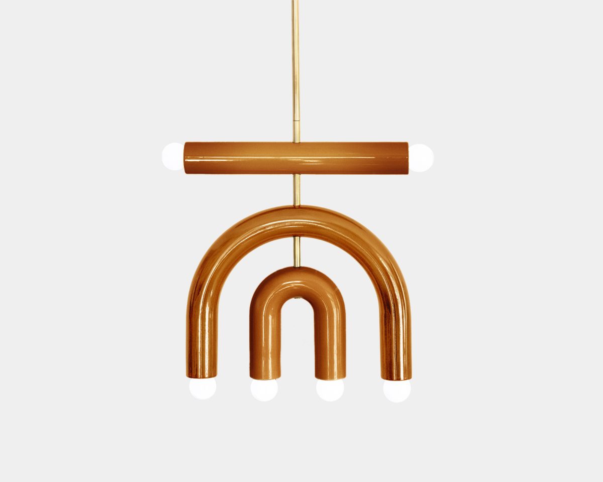 Pendant lamp TRN D1 by Pani Jurek (ochre)