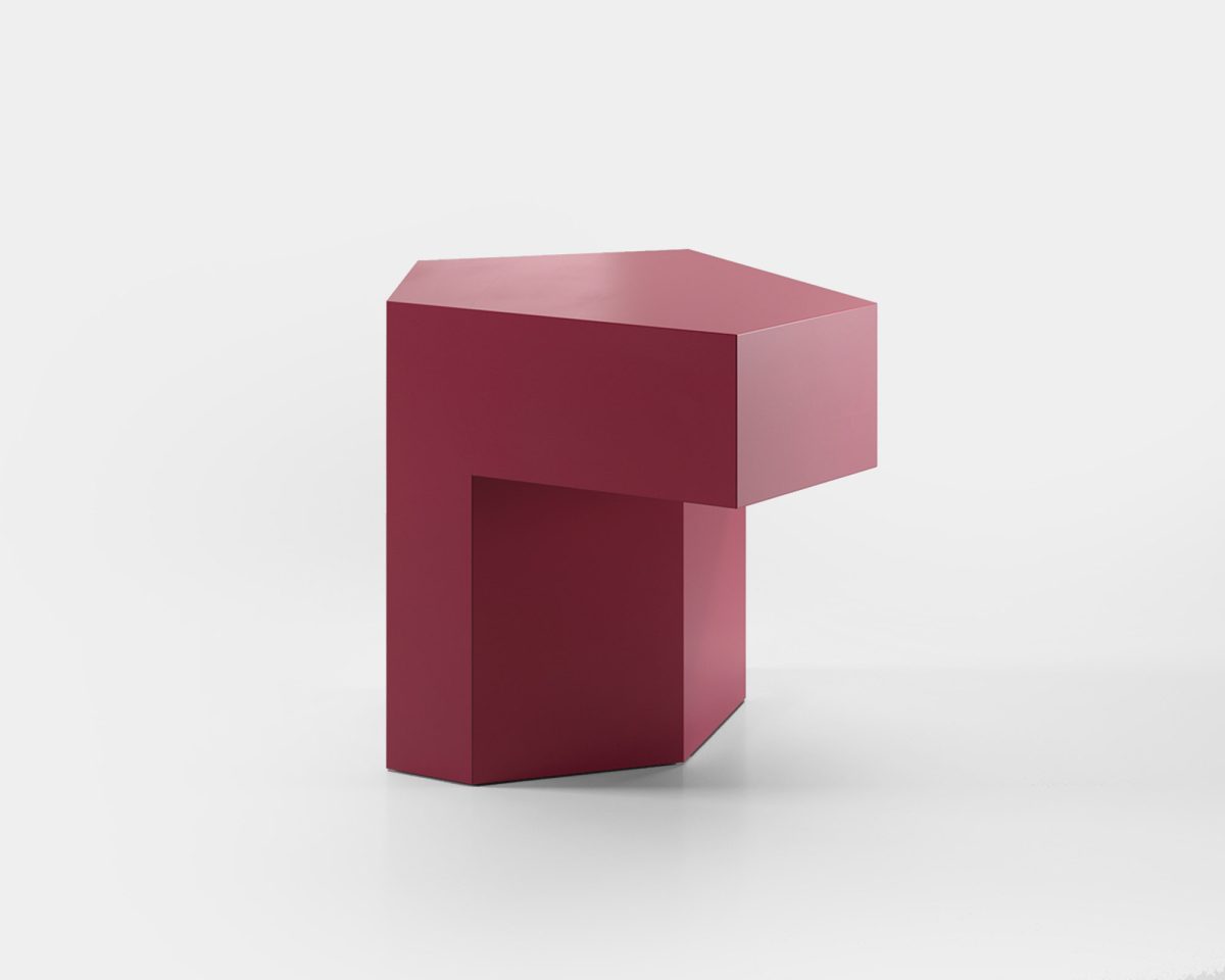 Lock Side Table by Secolo