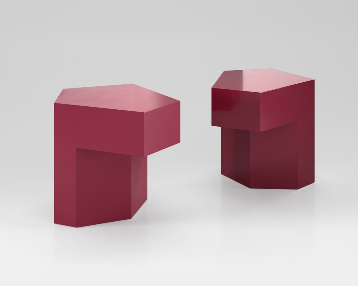 Lock Side Table by Secolo