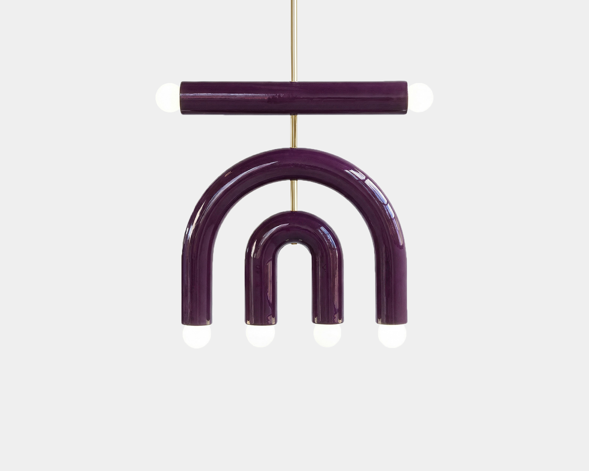 Pendant Lamp TRN D1 Aubergine by Pani Jurek available at Savannah Bay Gallery