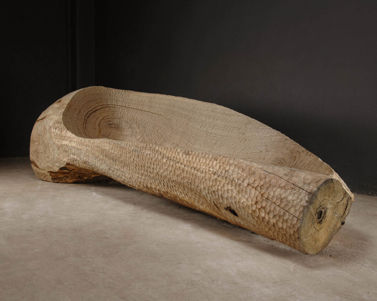 Brutalist Big Bench by Denis Milovanov