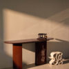5-Tangent Console glossy oxblood by DK3 at Savannah Bay Gallery