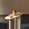8-Tangent Console glossy off-white by DK3 at Savannah Bay Gallery
